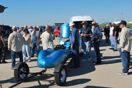 Chuk's Bonneville Car at the Ohio Mile